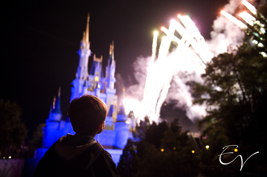 Fireworks over the castle was the only appropriate way to end the trip!